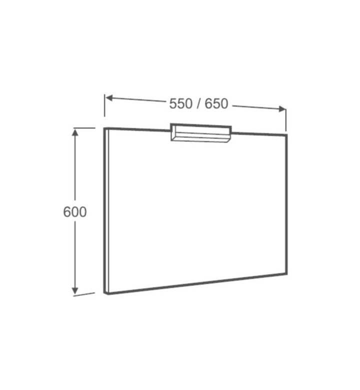 Огледало Cube Lustro 600x550 mm