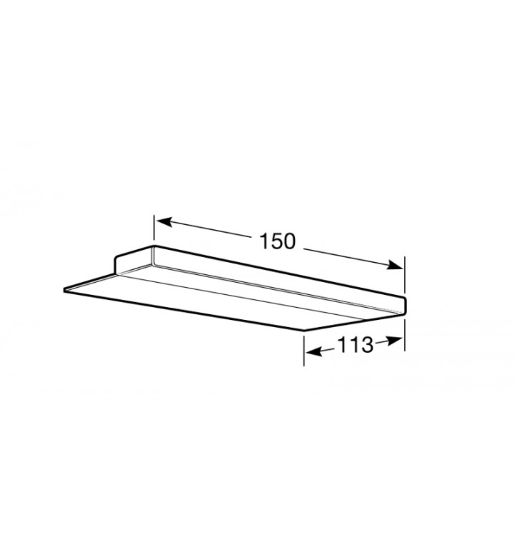 LED аплик 4 W, 150 mm Delight