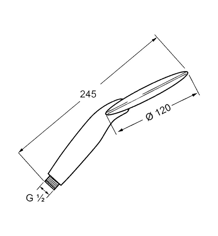 Душ ръчен PUREJET DUO ф 120 mm