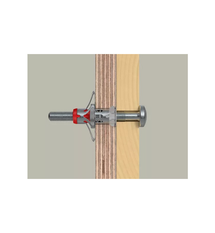 Дюбел с винт, DuoHM 5 x 55 mm, S PH PZ, винт с плоска глава, PZ задвижване, 572921