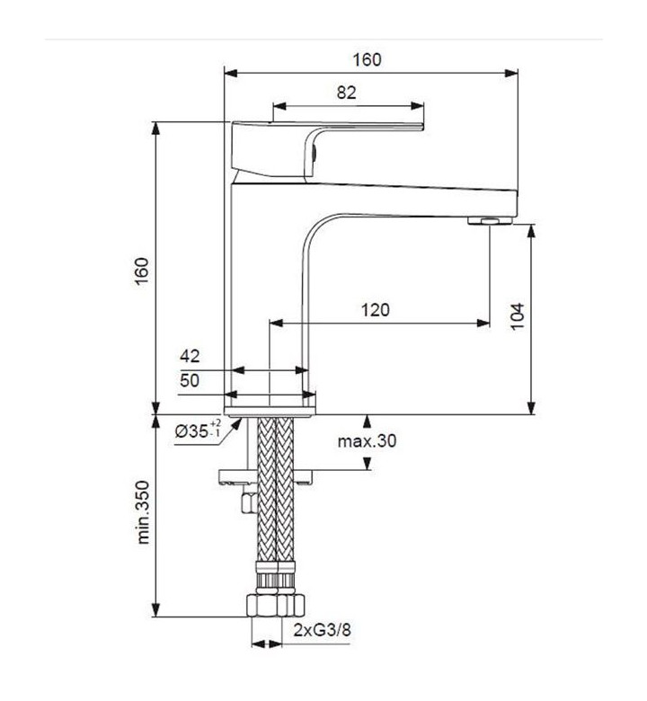 Комплект за вграждане Esla BD002XC