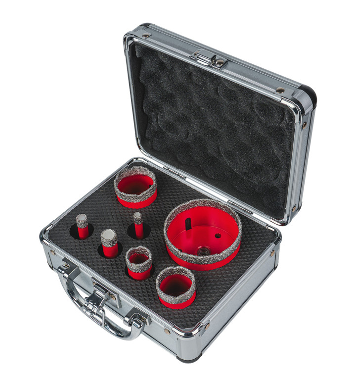 Боркорони Diamond Dry M14 ф 8-68 mm, AL Case Set