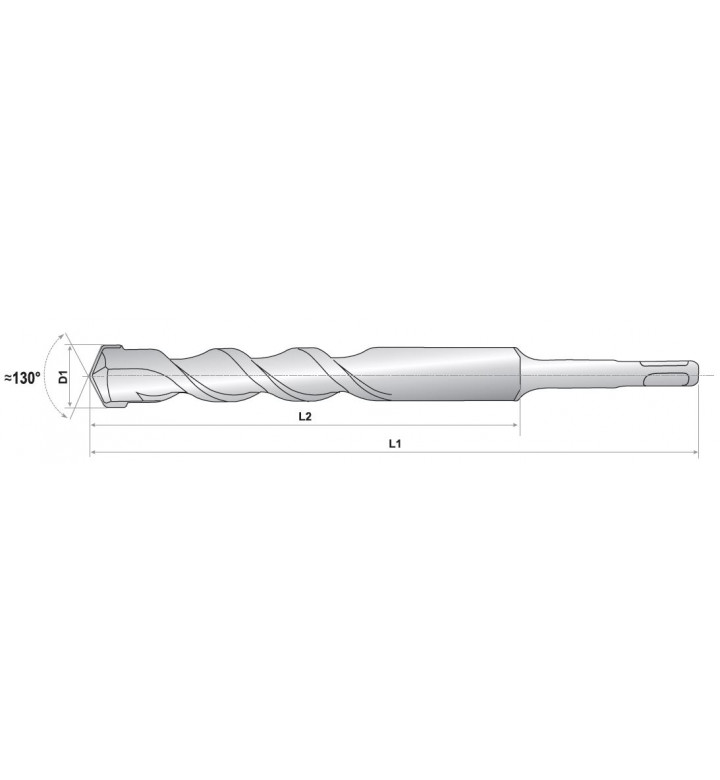 Свредло SDS - PLUS Cross Head ф 6 x 110