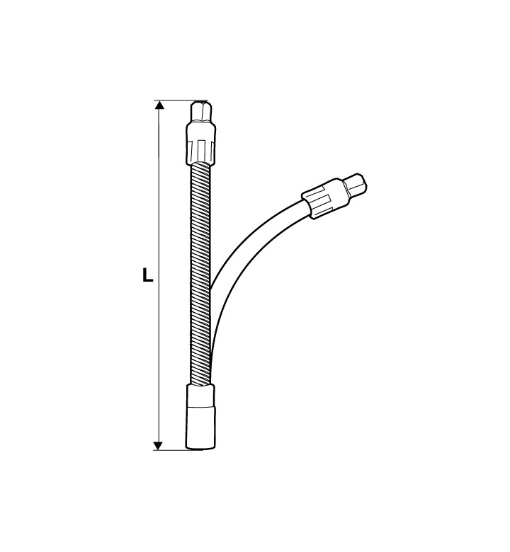 Удължител за накрайници гъвкав 1/4 ' 145 mm