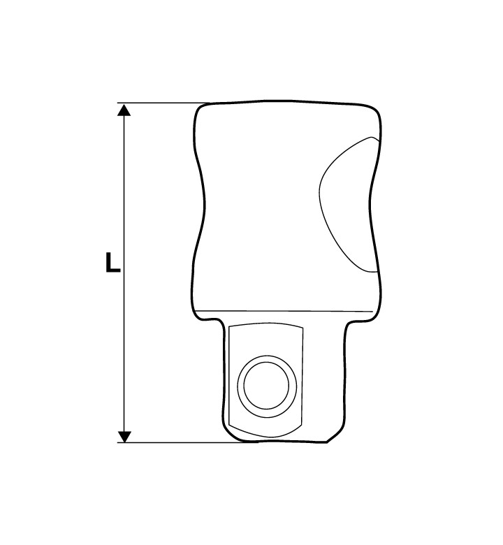 Адаптор комбиниран 3/8 " F - 1/4 " M 26 mm CR-V TMP