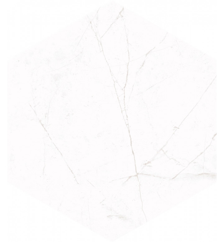 Гранитогрес Sterlina White matte, 21.5 x 25 cm, HEX