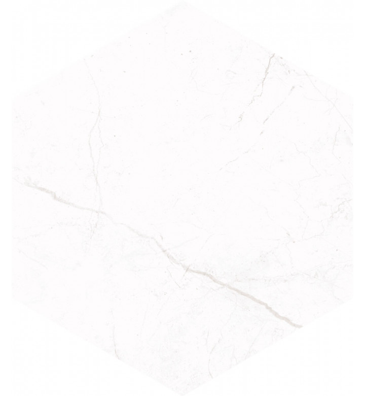 Гранитогрес Sterlina White matte, 21.5 x 25 cm, HEX