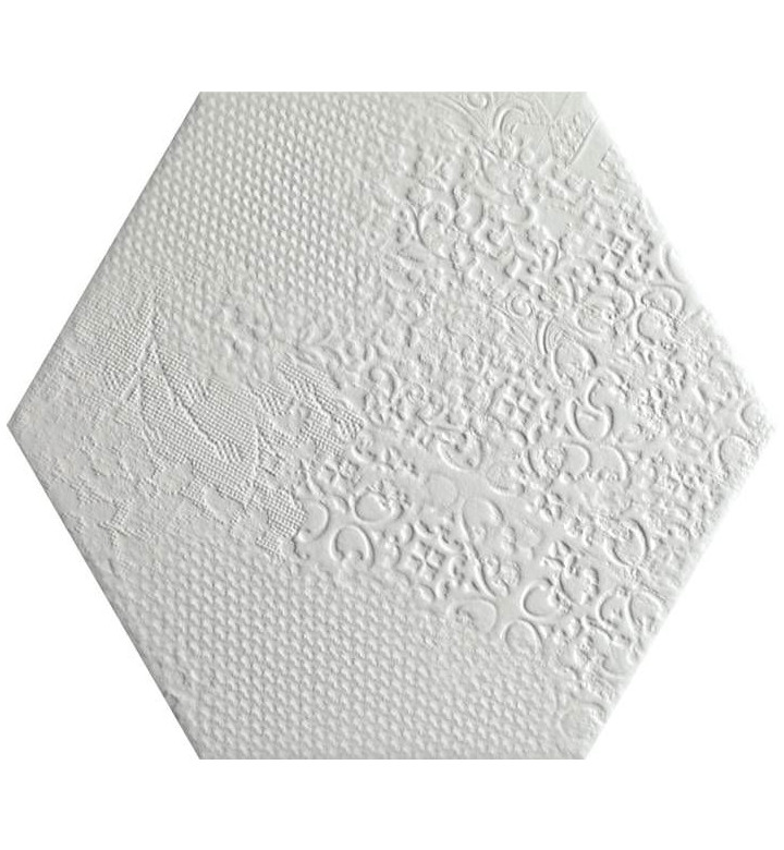 Гранитогрес 25x25 cm Hex Milano White