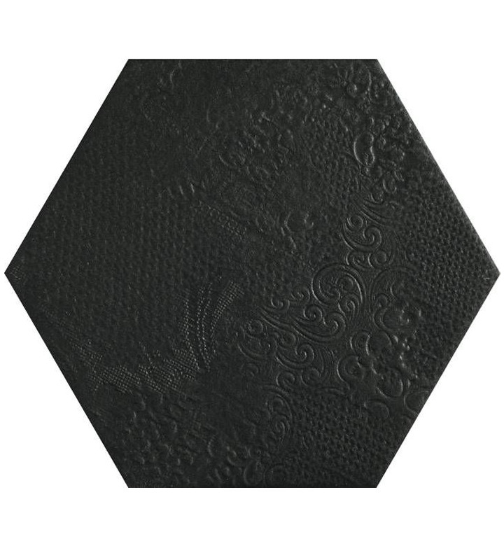 Гранитогрес 25x25 cm Hex Milano Black