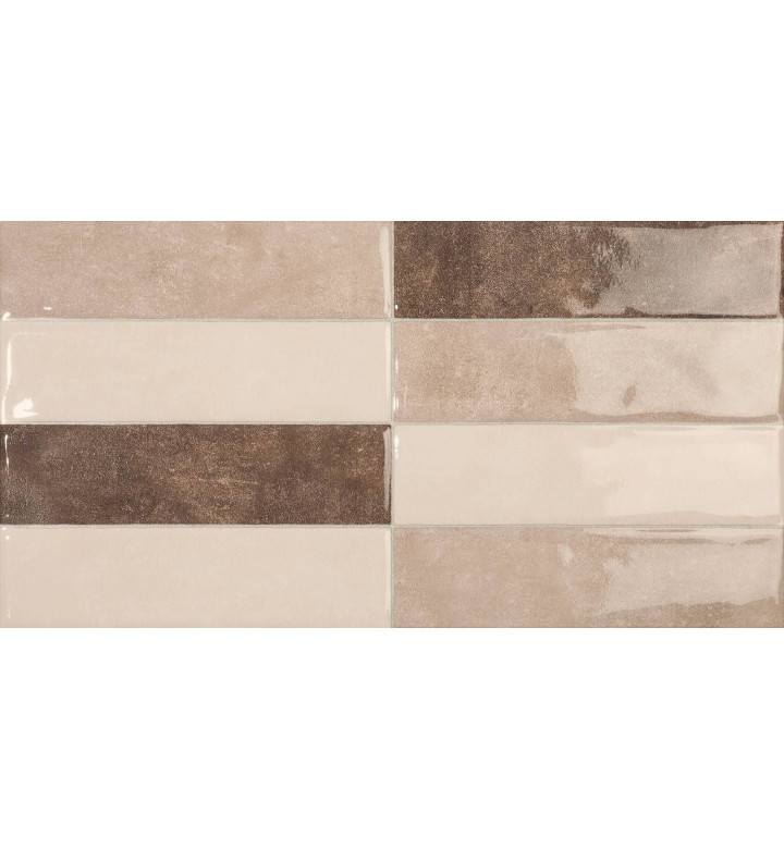 Плочка фаянсова EUROPE BEIGE mix 31 x 60 cm, B15, гланцирана повърхност