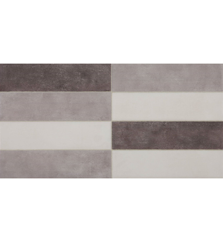 Плочка фаяносва EUROPE GRIS mix 31 x 60 cm, B15, гланцирана повърхност