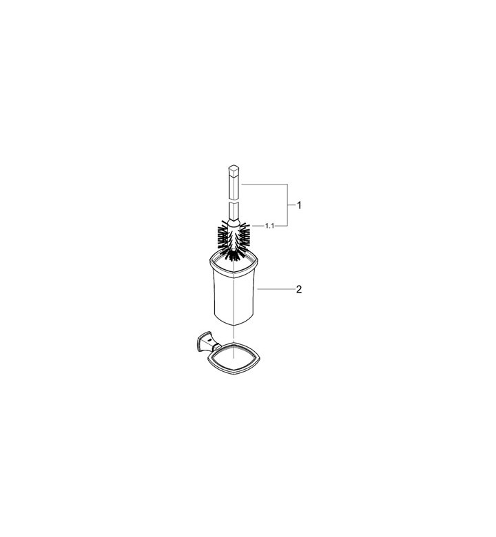 Поставка за тоалетна четка Grandera