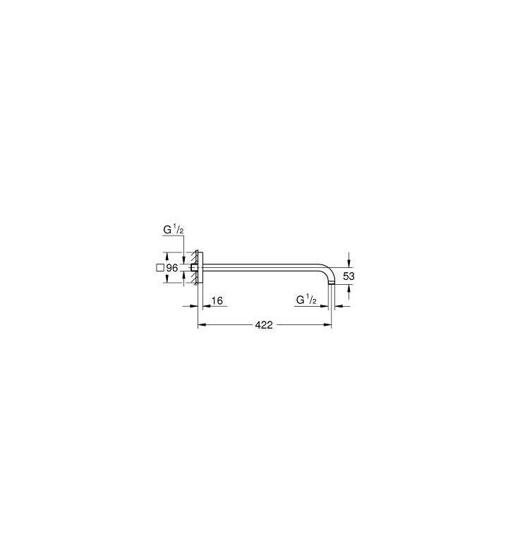 Рамо за душ Rainshower 422 mm