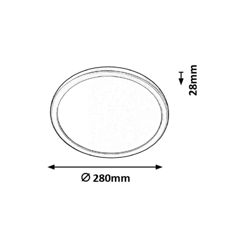 LED плафон Lambert, 15W 4000K IP44