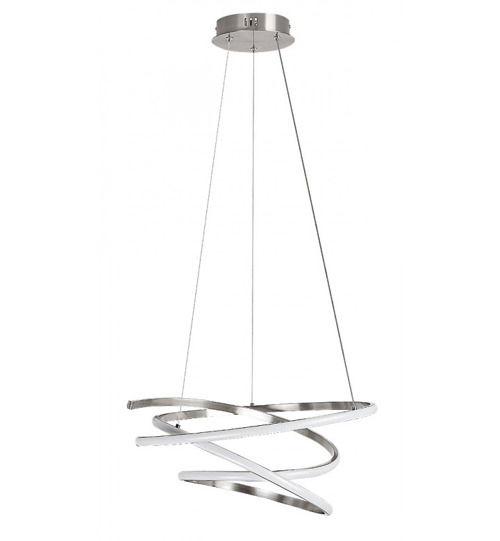 LED полилей Esilda, 42W, D 50 cm, сатен хром