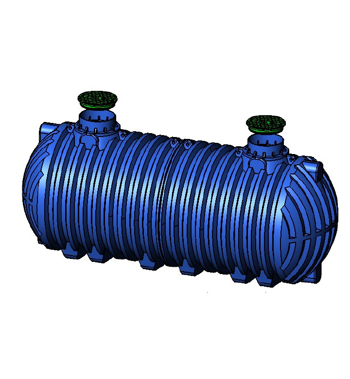 Резервоар хоризонтален, за подземен монтаж 20000 l