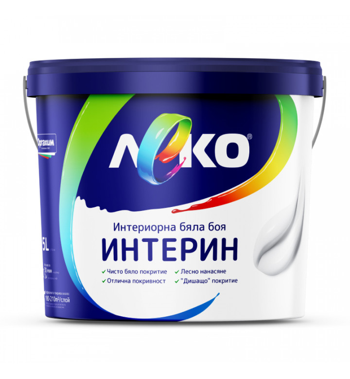 Леко Интерин, бял, 3 L