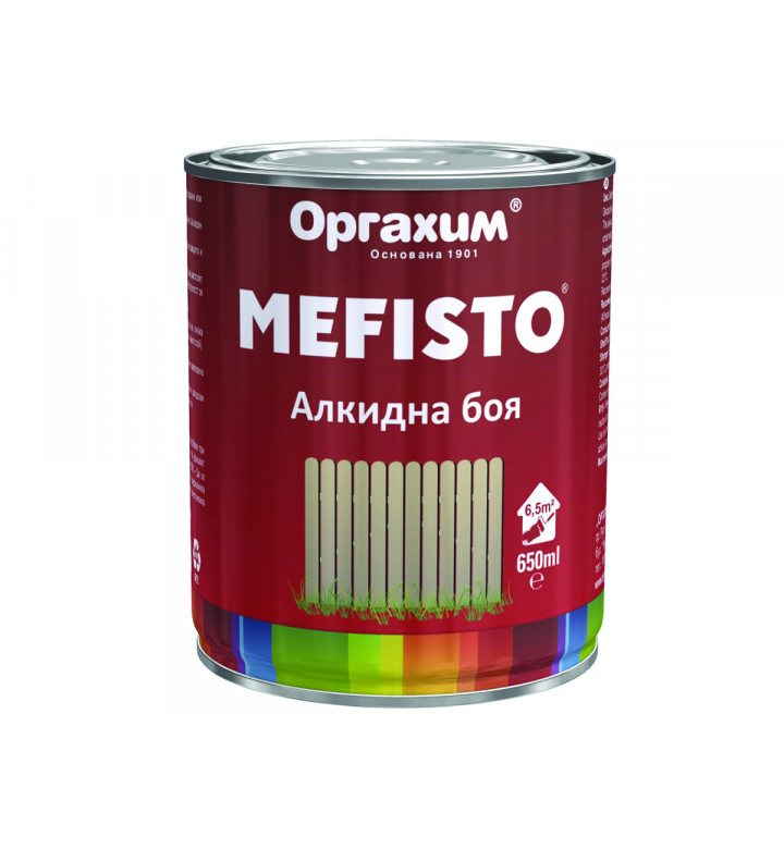 Боя интериорна Мефисто RAL 9010, бяла - 650 ml