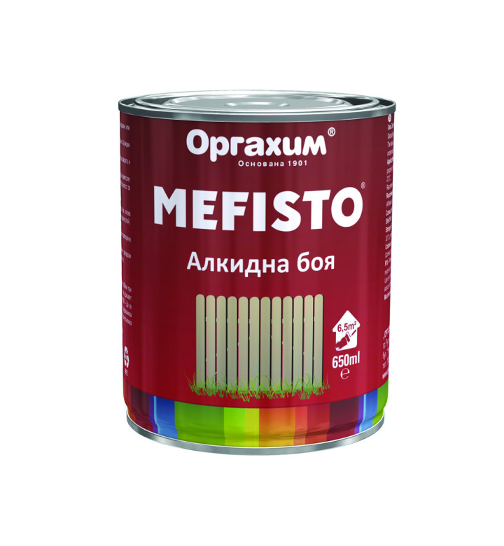 Боя интериорна Мефисто RAL 1018, жълта - 650 ml