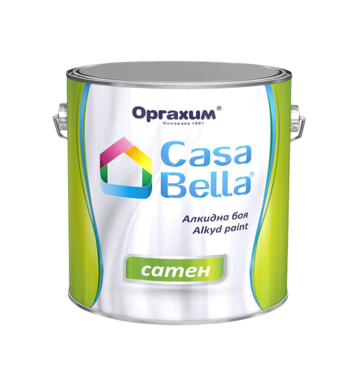 Боя декоративна алкидна Casa Bella, сатен черна - 2.5 l