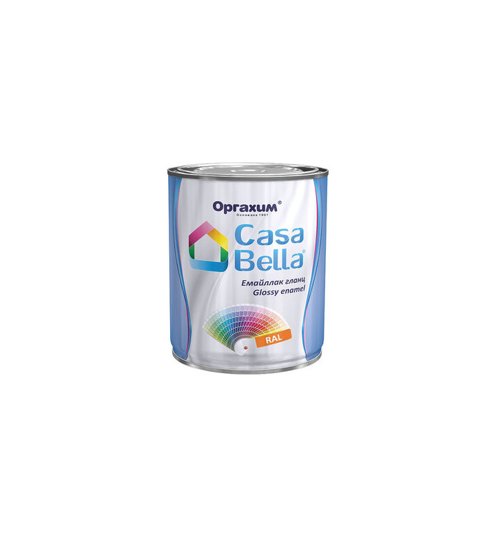 Лак Casa Bella емайл гланц RAL 9016, бял - 650 ml