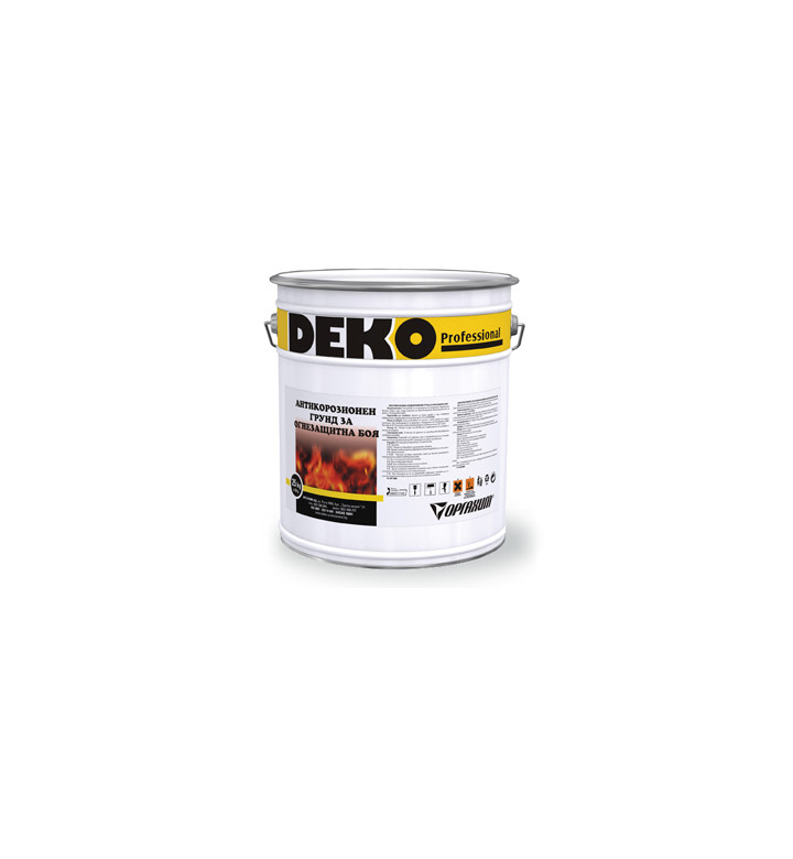 Грунд Deko Professional за огнензащитна боя, сив - 25 kg