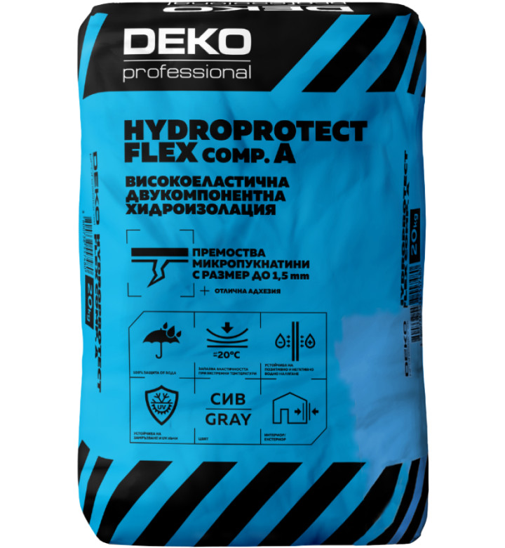 Хидроизолация DEKO Hydroprotect Flex, comp A, 20 kg