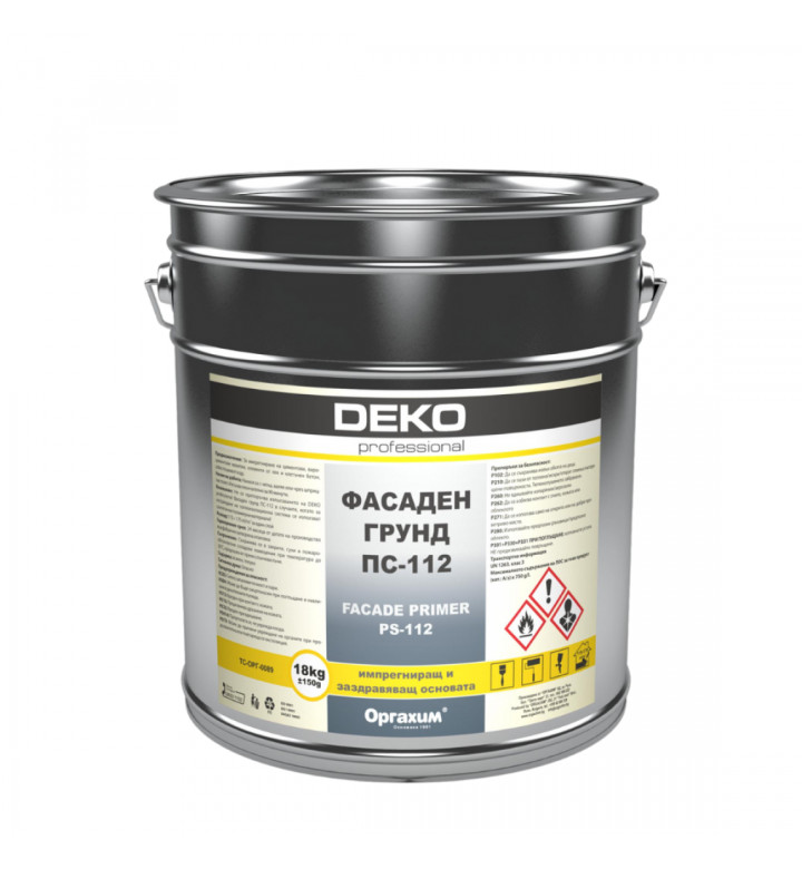 Грунд фасаден Deko Professional PS - 112, 3.5 l