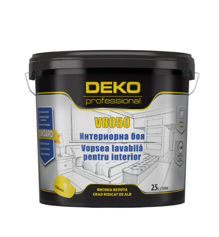 DEKO V8050 Интериорна боя 15L PAS