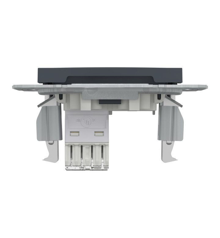 Компютърна розетка RJ45 cat.5e UTP, антрацит