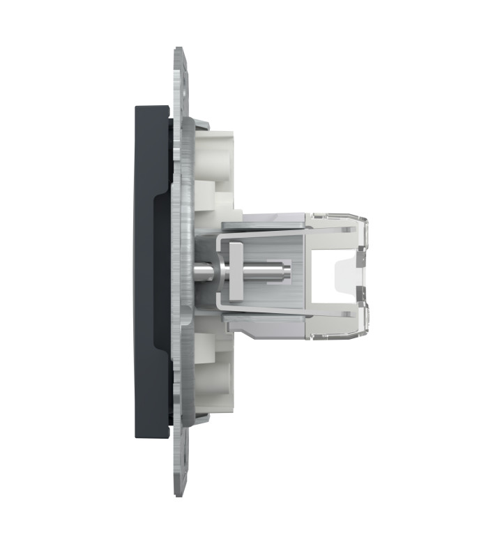 Компютърна розетка RJ45 cat.5e UTP, антрацит