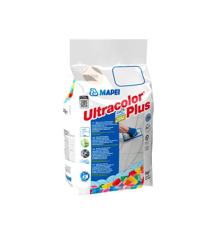 Фугираща смес Ultracolor plus, 187 linen кафяв, 5 kg