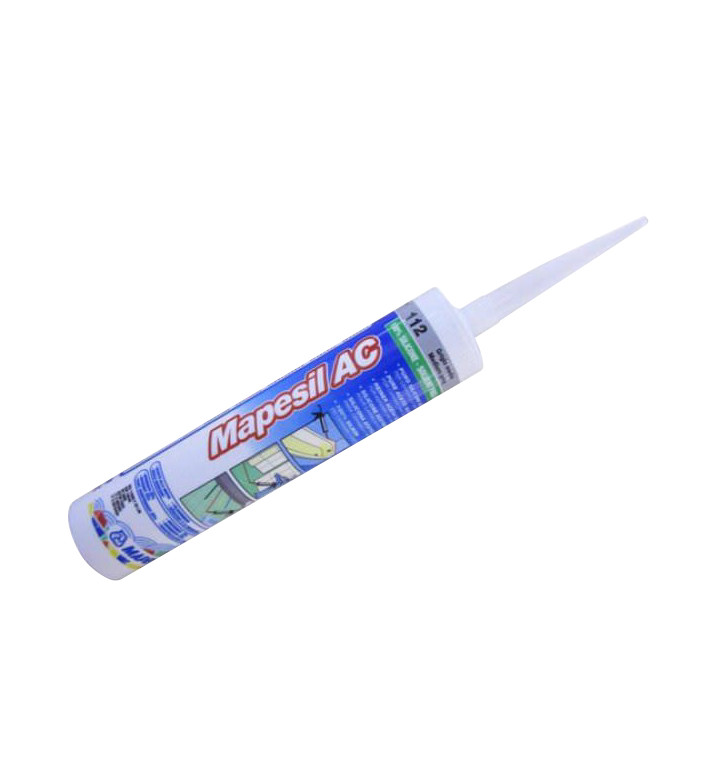 Силикон универсален Mapesil AC 100, white / бял - 310 ml