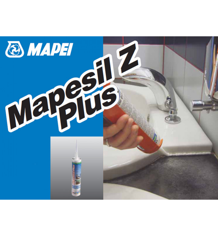 Силикон санитарен Mapesil Z plus 100, white / бял - 280 ml