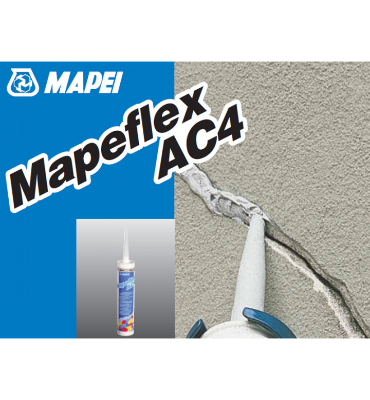 Силикон акрилен Mapeflex AC4, white / бял - 300 ml