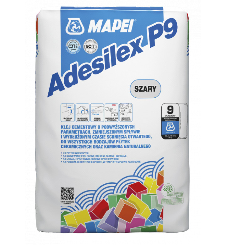 Лепило за керамични плочки Adesilex P9, white / бяло - 25 kg