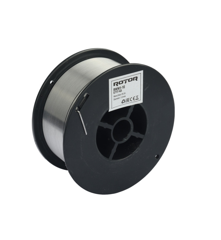 Флюсова заваръчна тел 1 mm, 1 kg, RWW1-1E, MIG E71T-GS Rotor