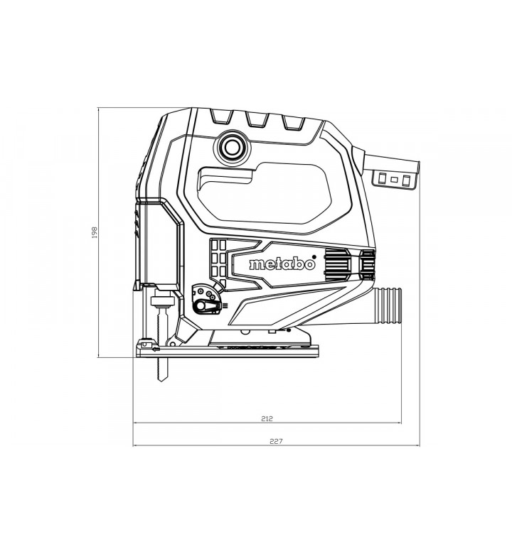 Прободен трион STEB65 QUICK 450W 65mm