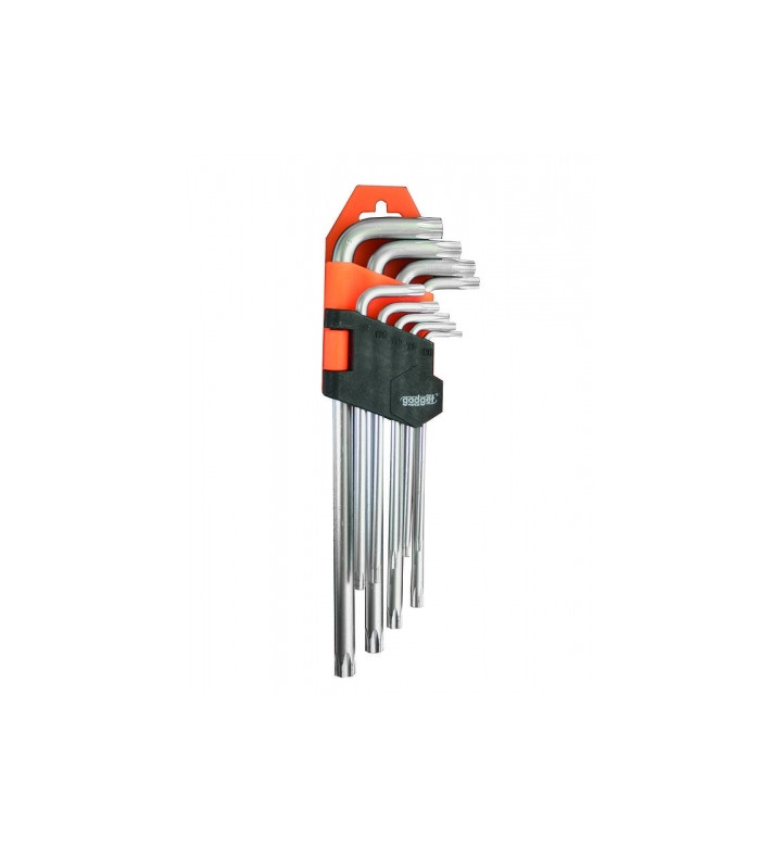 Шестограми Torx комплект дълги 9 бр. 1.5-10 mm