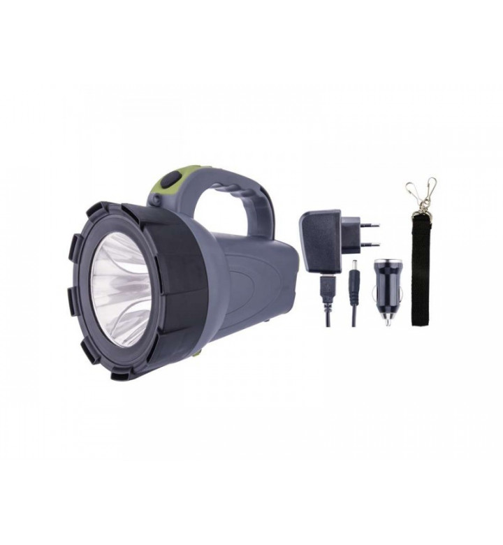 Прожектор акумулаторен, P4527 5W GREE RECHARGEABLE LED, 300 lm