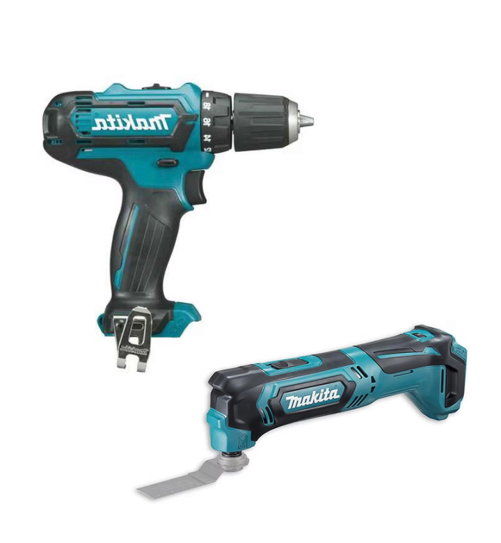 Комплект бормашина и винтоверт Makita DF331D + мултифункционална машина TM30D