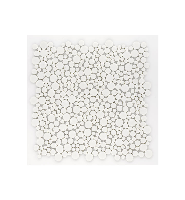 Мозайка 30 x 30 cm Rock Art Bubbles Blanco