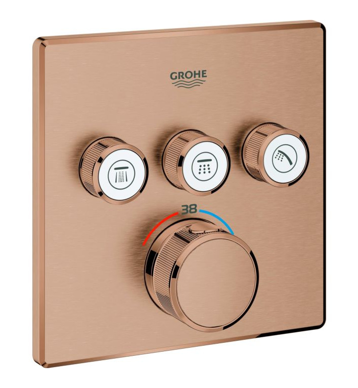 Смесител с термостат за 3 извода, Grohtherm SmartControl