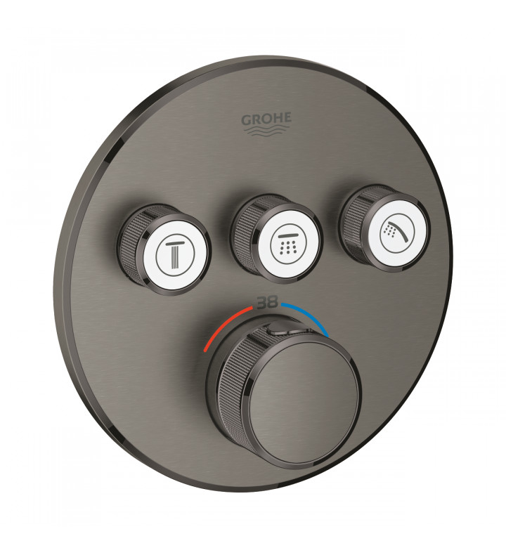 Термостатен смесител Grohtherm Smartcontrol с 3 извода, за 35600