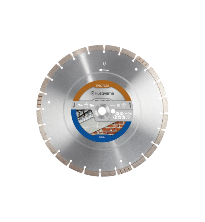 Диск диамантен, 350 х 25.4mm, сухо рязане на тухли, бетон и керемиди, Tacti-Cut S50