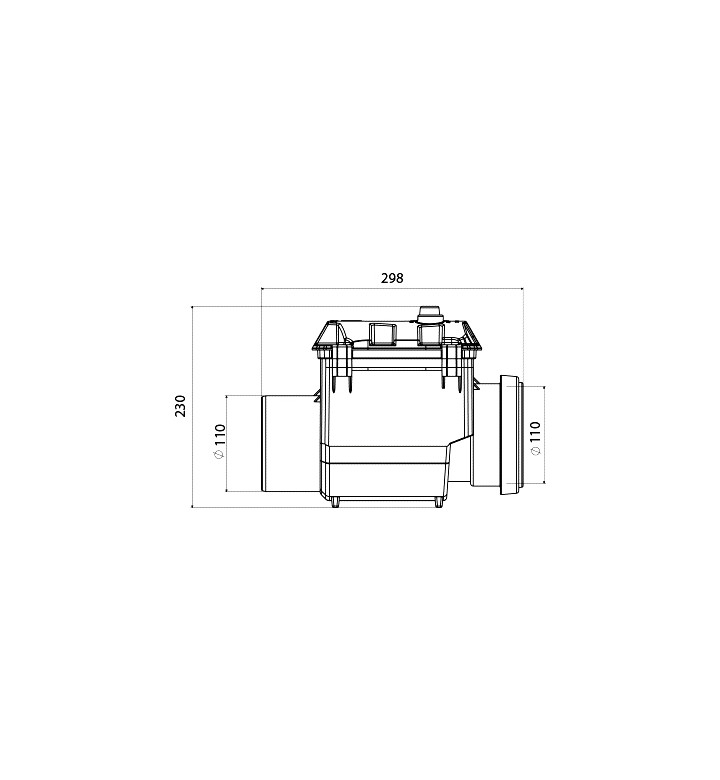 Възвратна клапа ф 110 mm, с метален диск