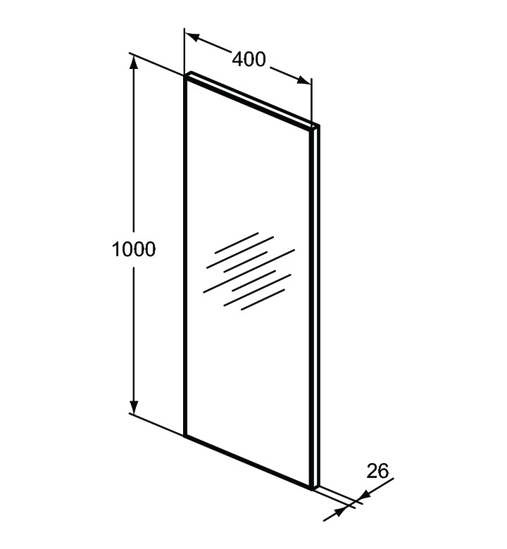 Огледало Low H, 40 х 100cm