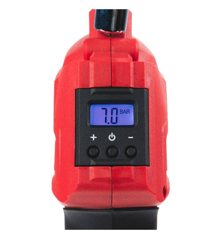Мини компресор акумулаторен, 7bar, LED дисплей, R20 Solo, RDP-YAC20