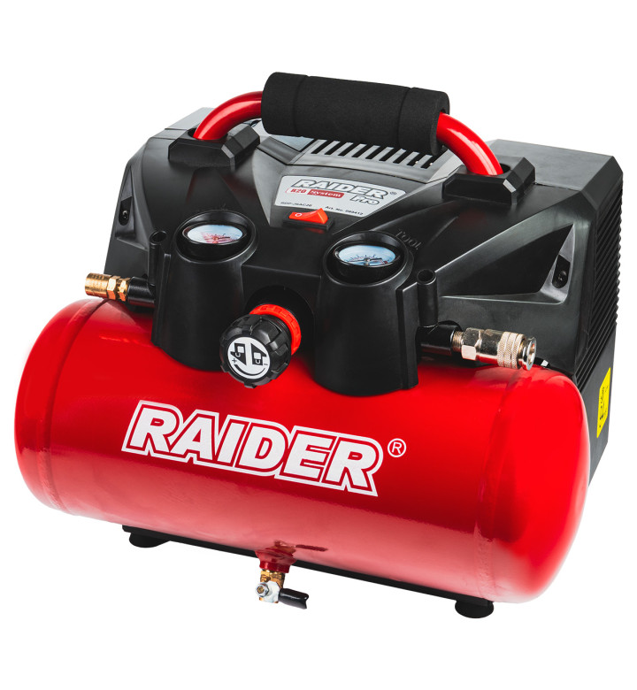 Компресор 40V, 6L, 98L/min, 9bar. с аксесоари, R20 Solo, RDP-J6AC20