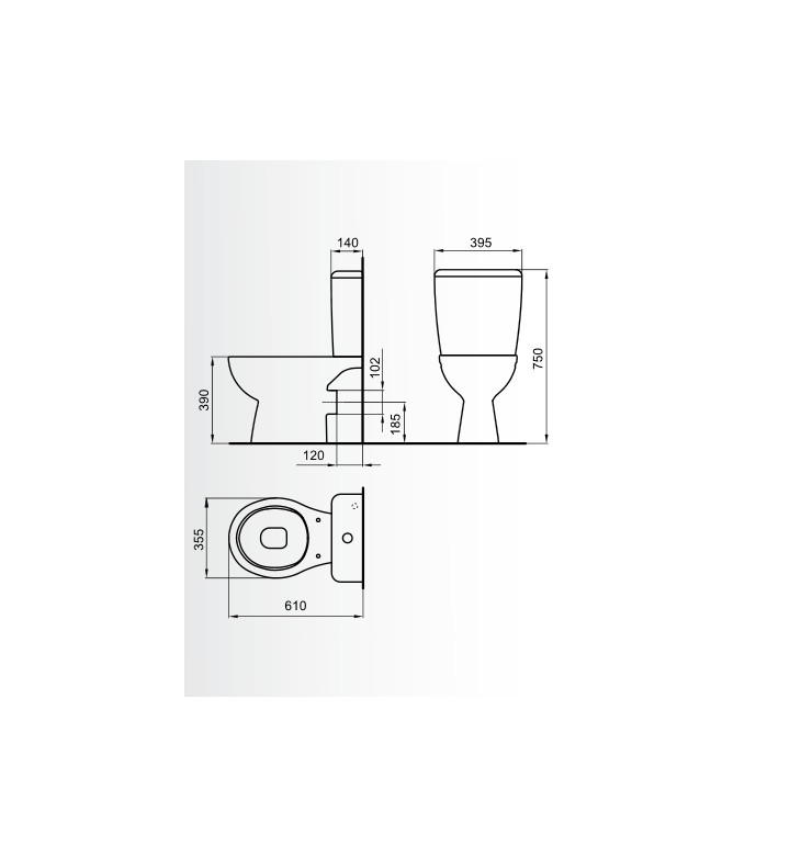 Моноблок MIRA COMPACT с долно захранваме